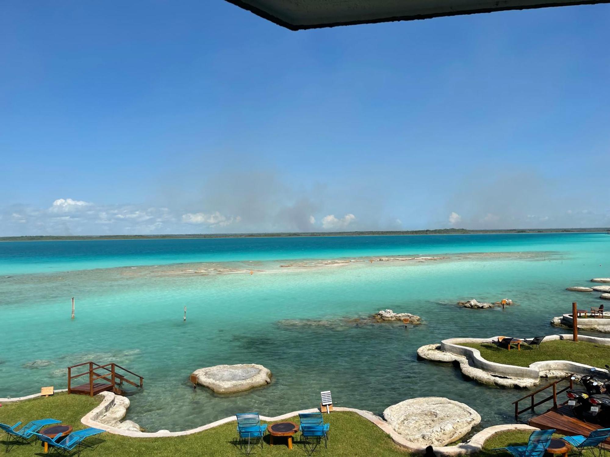 Blue Caribe Bacalar Front Lagoon Exterior photo