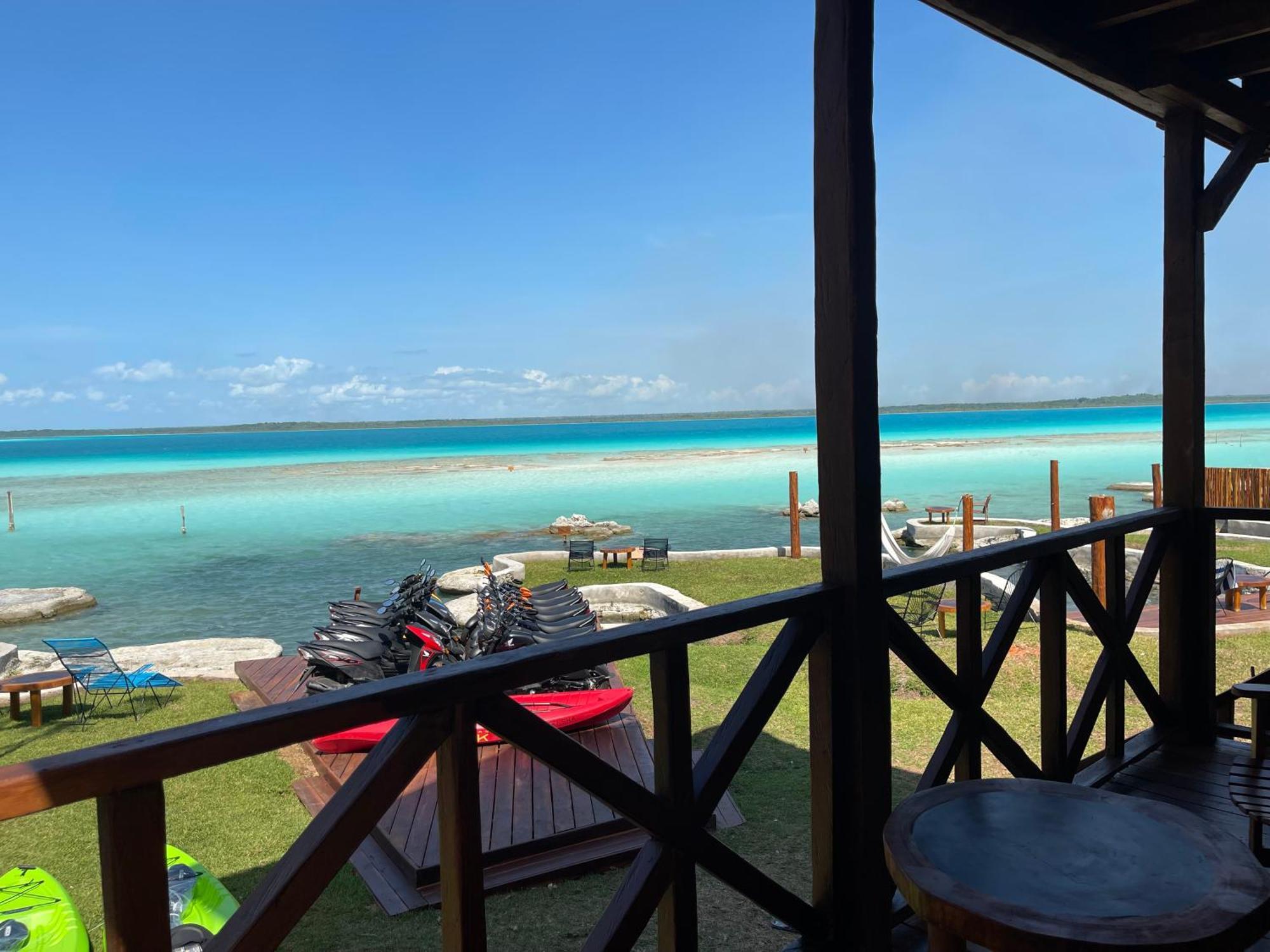 Blue Caribe Bacalar Front Lagoon Exterior photo