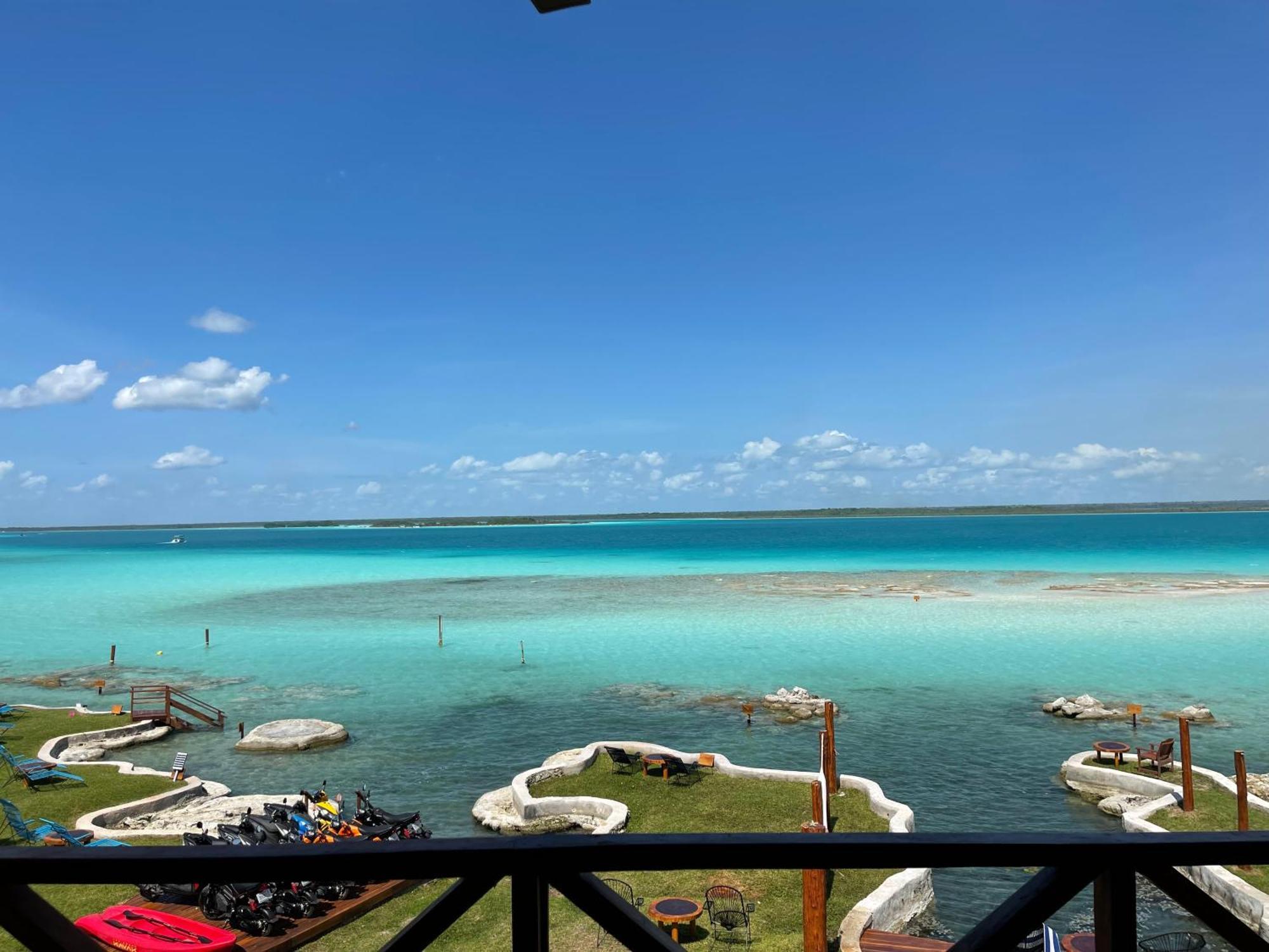 Blue Caribe Bacalar Front Lagoon Exterior photo