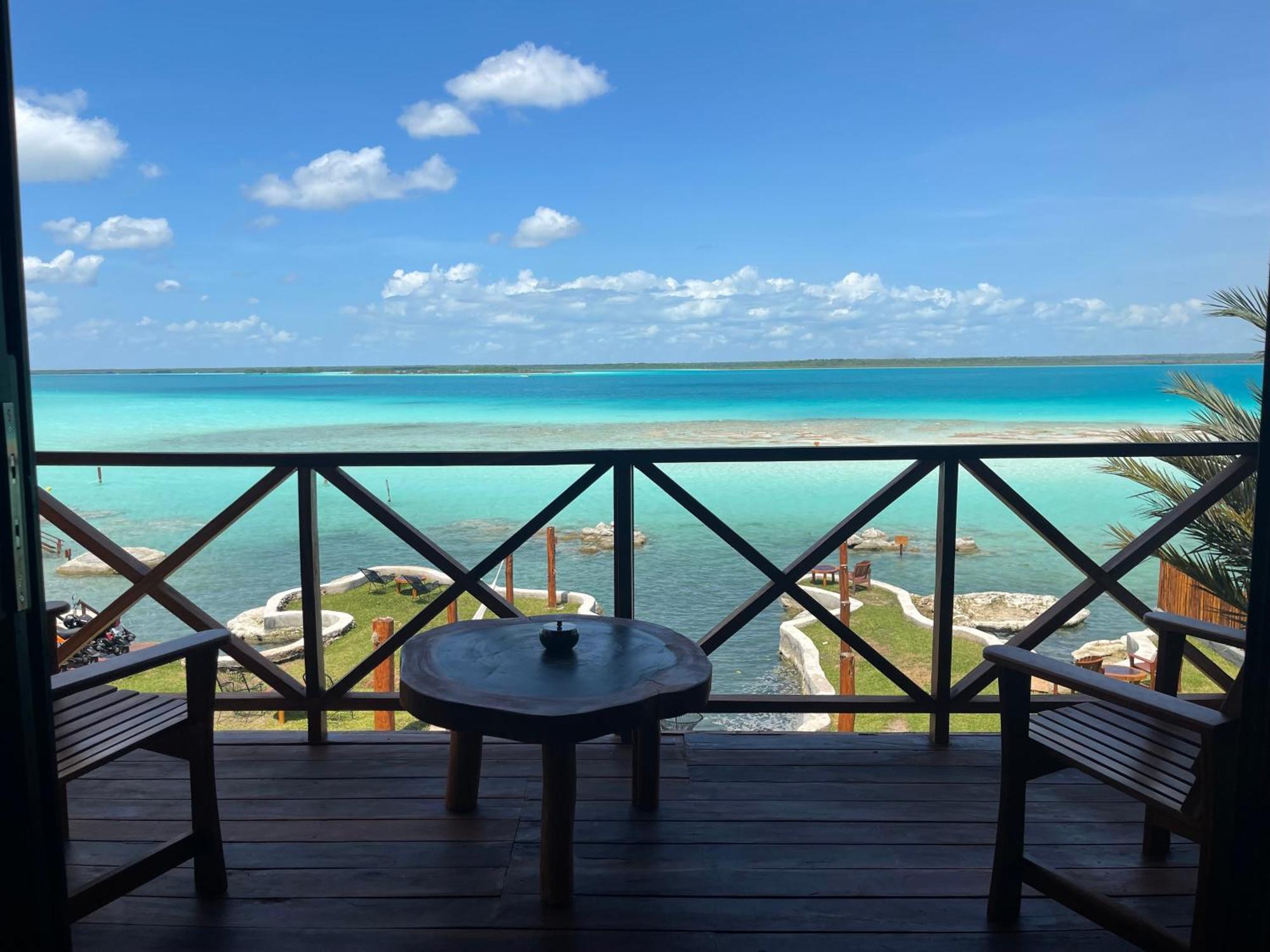 Blue Caribe Bacalar Front Lagoon Exterior photo