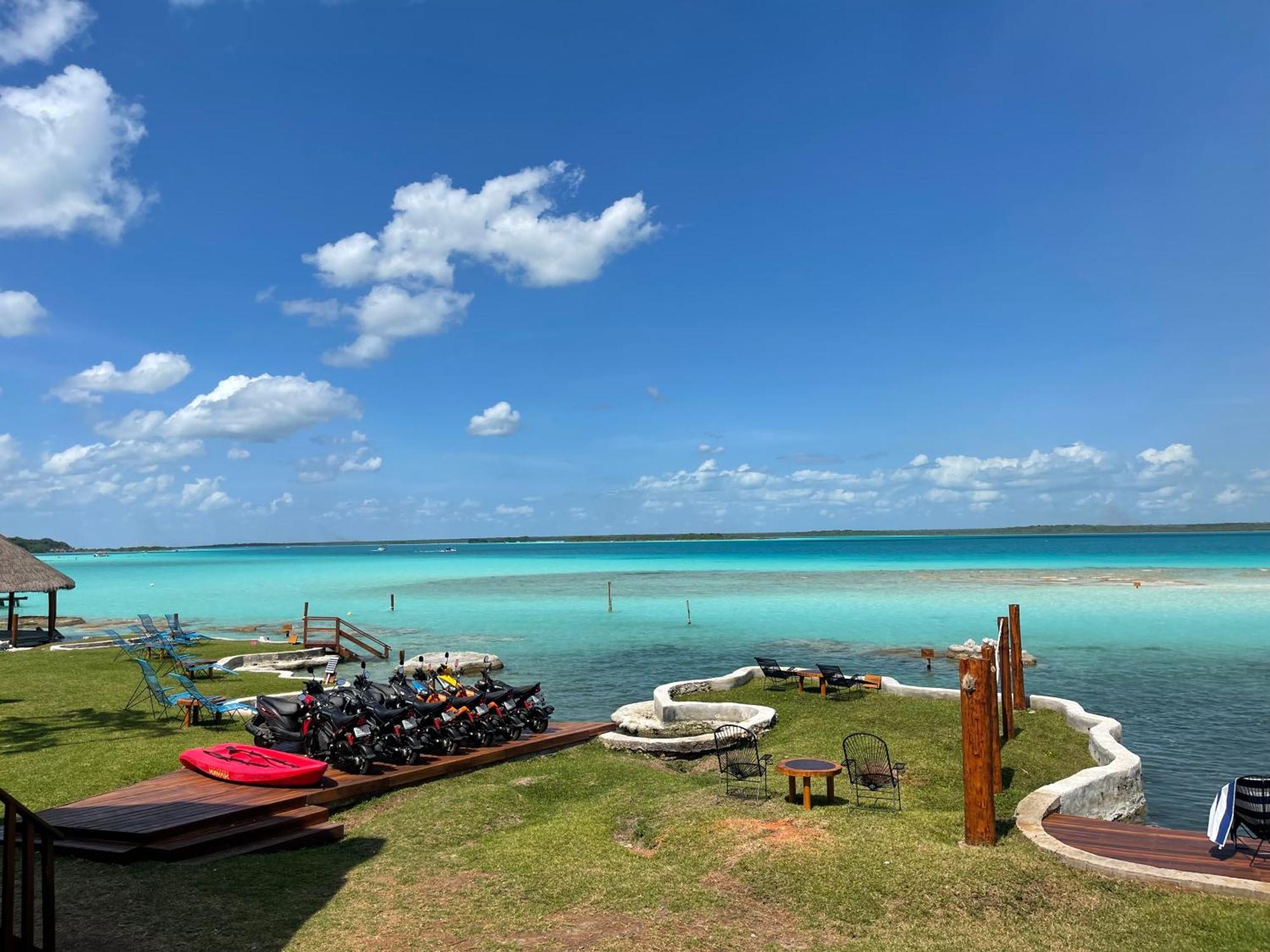 Blue Caribe Bacalar Front Lagoon Exterior photo