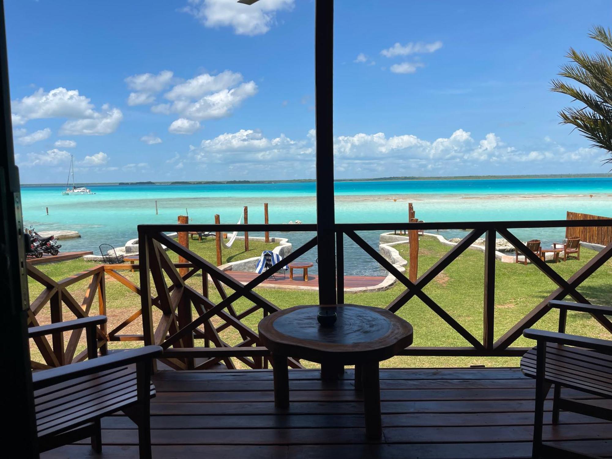 Blue Caribe Bacalar Front Lagoon Exterior photo