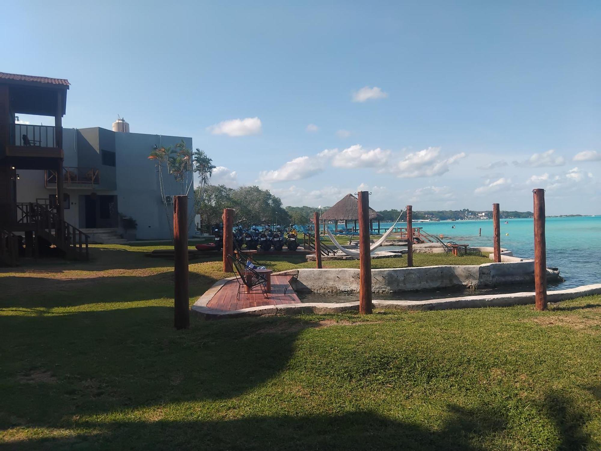 Blue Caribe Bacalar Front Lagoon Exterior photo