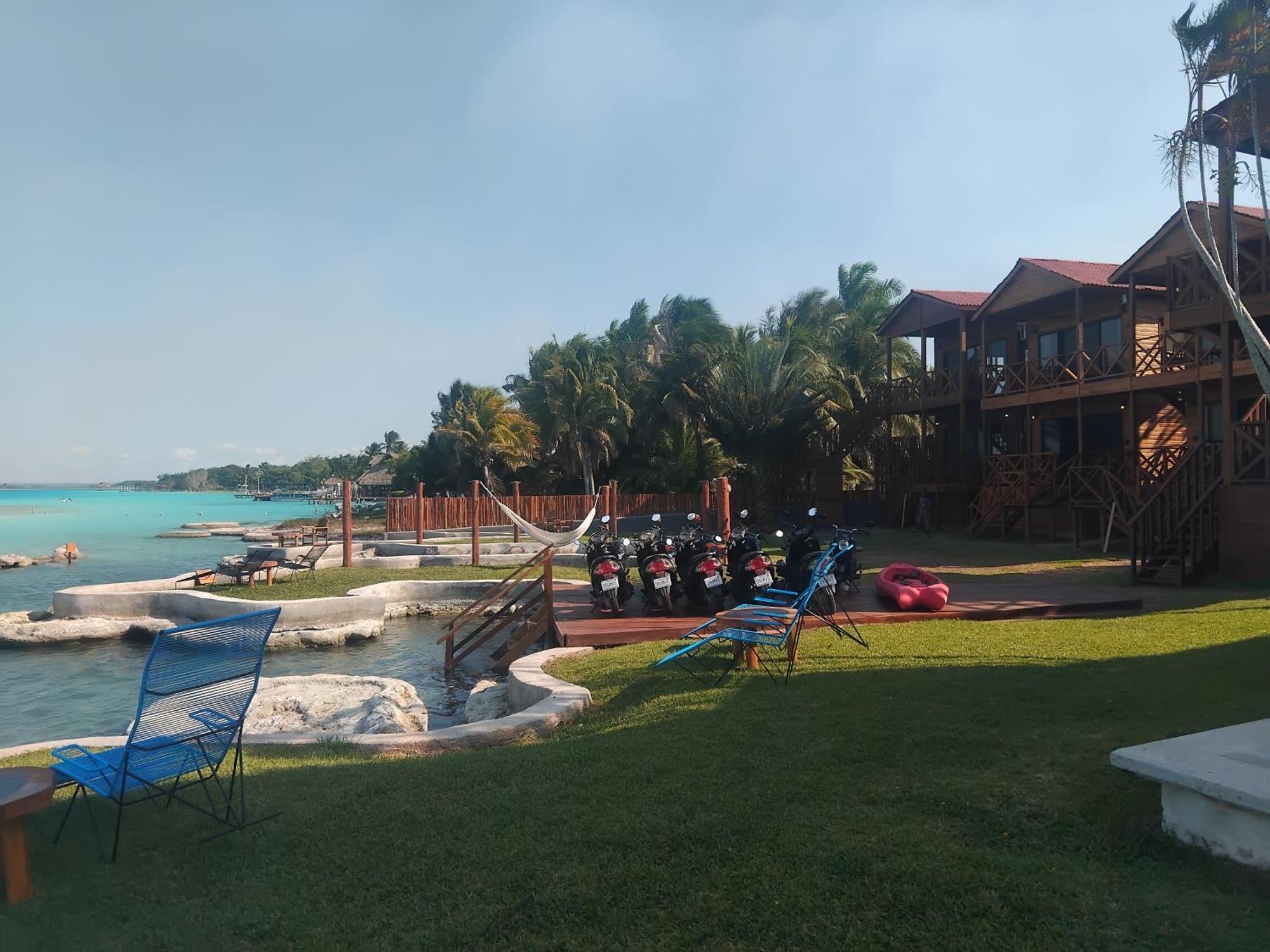 Blue Caribe Bacalar Front Lagoon Exterior photo